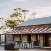 Front of the Prairie Hotel in the Flinders Ranges